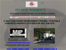 Tablet Screenshot of onsitewashout.com